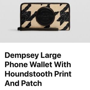 NWT IN ORIGINAL PACKAGING-COACH LARGE DEMPSEY PHONE WALLET